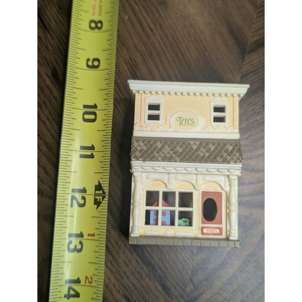 1985 Hallmark Keepsake Ornament Old Fashioned Toy Shop Dollhouse Series Vintage
